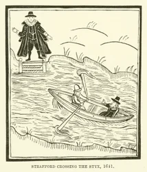Strafford überquert den Styx, 1641